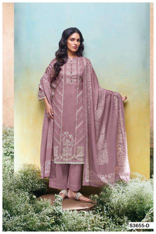 Ganga sanuli 3655 Cotton dress materials manufacturers in ahmedabad