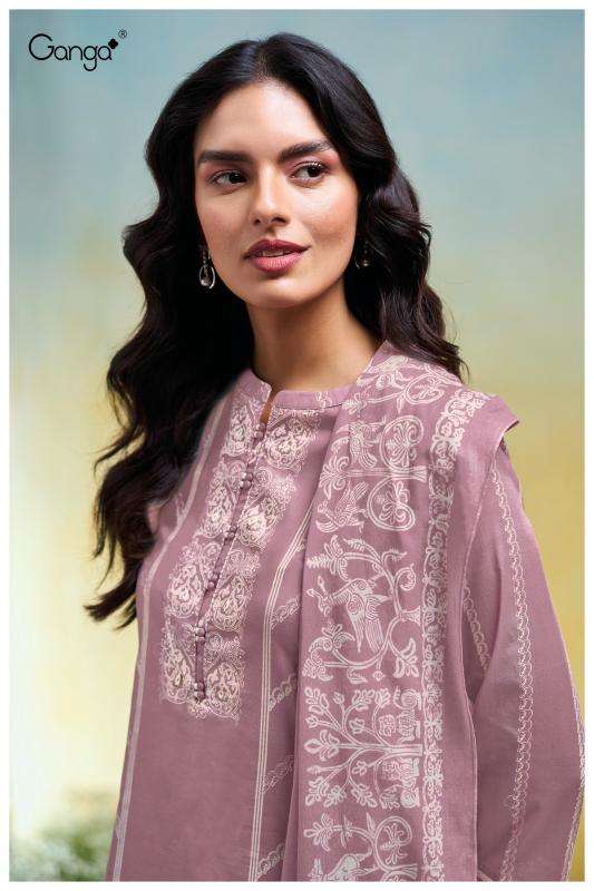 Ganga sanuli 3655 Cotton dress materials manufacturers in ahmedabad