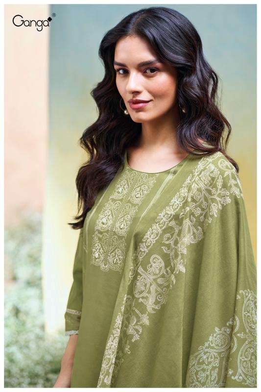 Ganga sanuli 3655 Cotton dress materials manufacturers in ahmedabad