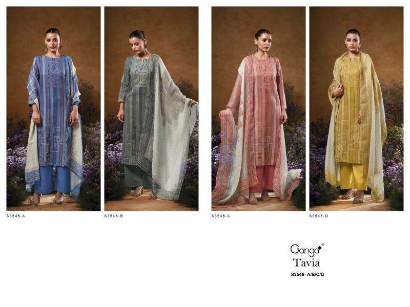 Ganga tavia 3546 Dress materials wholesale supplier in Kolkata