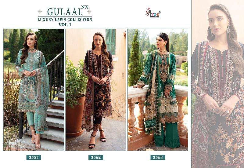 Gulaal luxury lawn collection vil 1nx Bulk dress material online