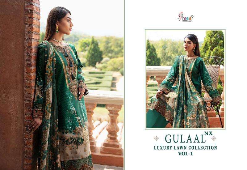 Gulaal luxury lawn collection vil 1nx Bulk dress material online