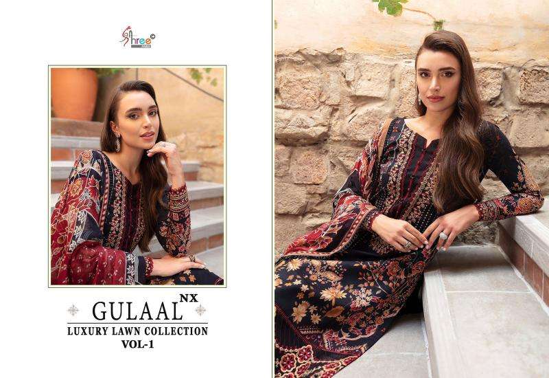 Gulaal luxury lawn collection vil 1nx Bulk dress material online