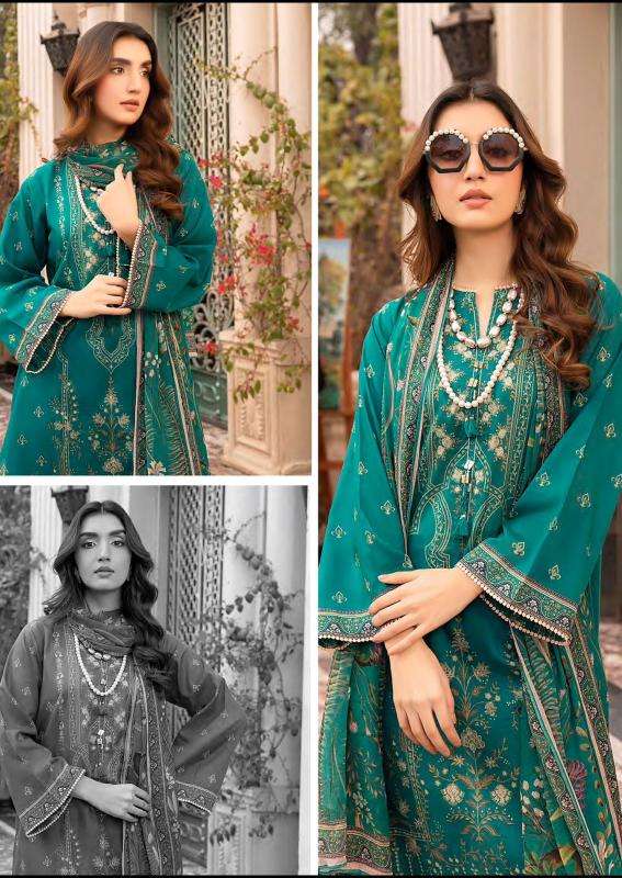 Gull aahmed tehreem vol-03 Designer dress material wholesale in Ahmedabad