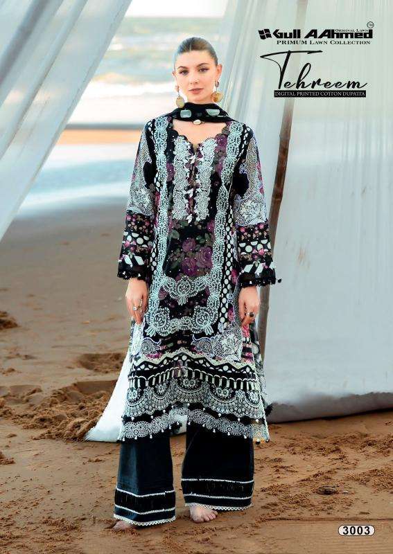 Gull aahmed tehreem vol-03 Designer dress material wholesale in Ahmedabad