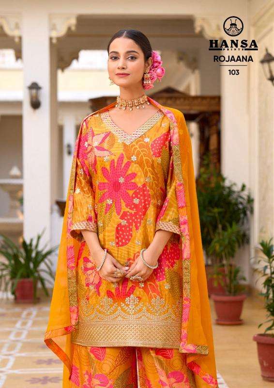 Hansa rojaana chinon digital Lawn suits wholesale suppliers in Bangalore