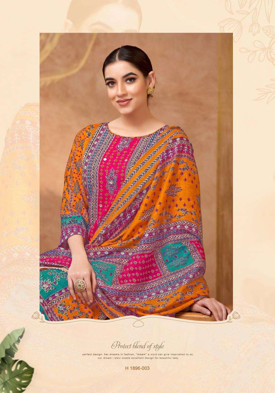 Harshit fashion hub by alok suit sana noor 2 Wholesale dress materials in Mumbai