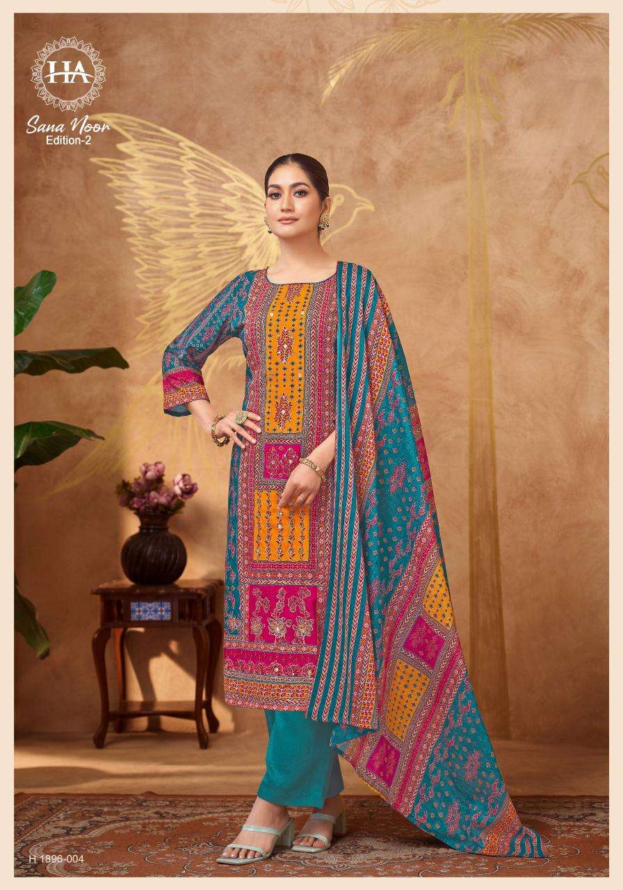 Harshit fashion hub by alok suit sana noor 2 Wholesale dress materials in Mumbai