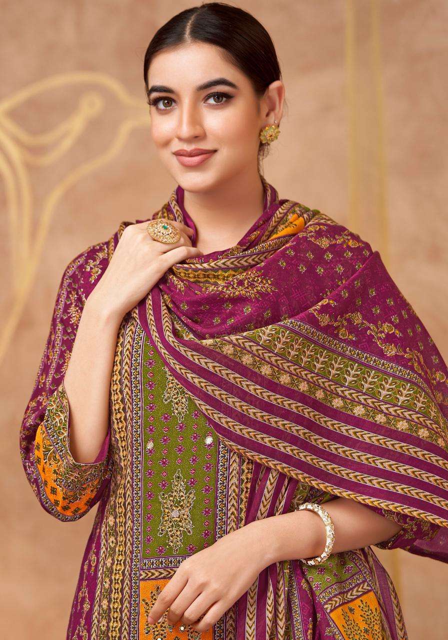 Harshit fashion hub by alok suit sana noor 2 Wholesale dress materials in Mumbai