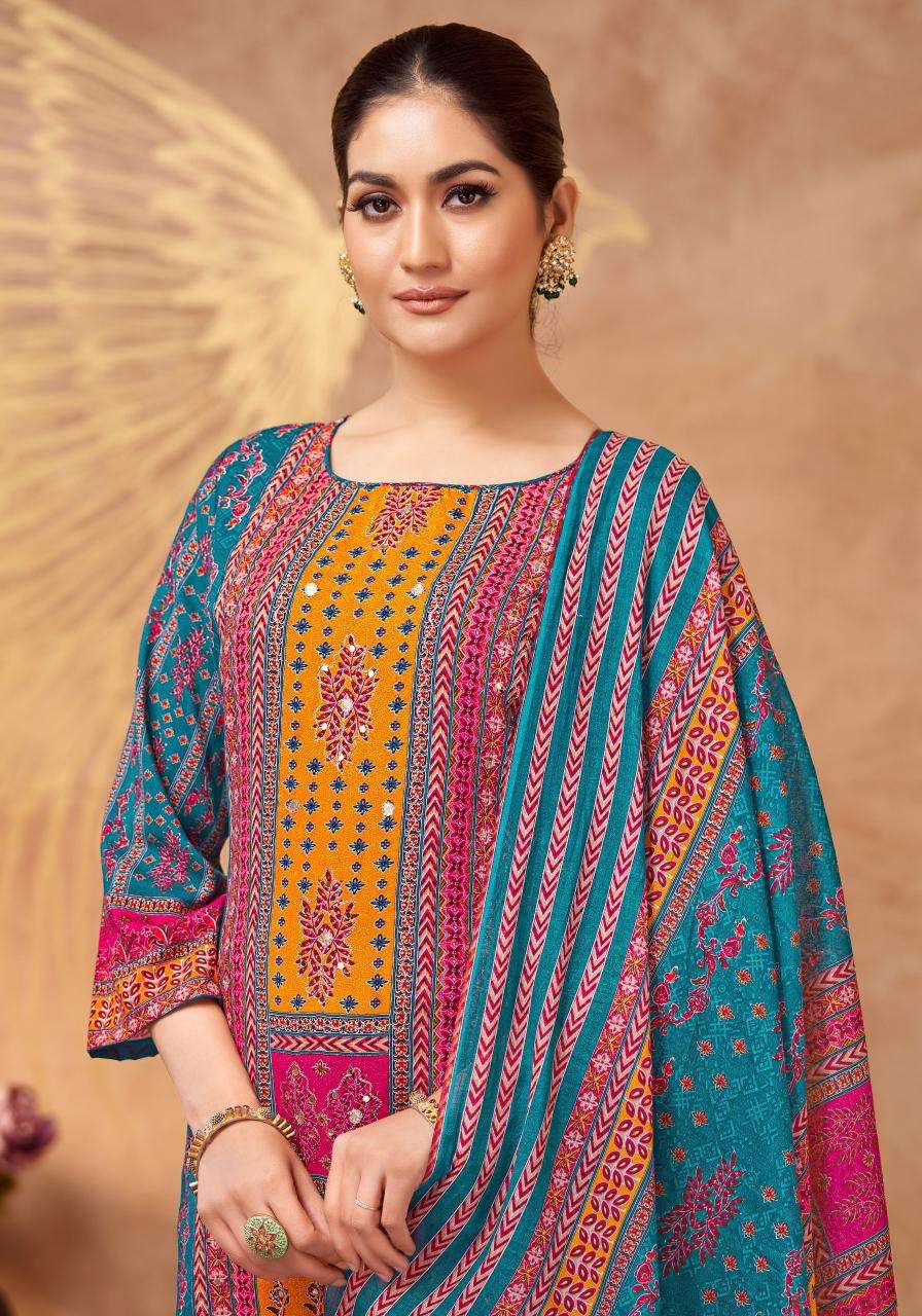 Harshit fashion hub by alok suit sana noor 2 Wholesale dress materials in Mumbai