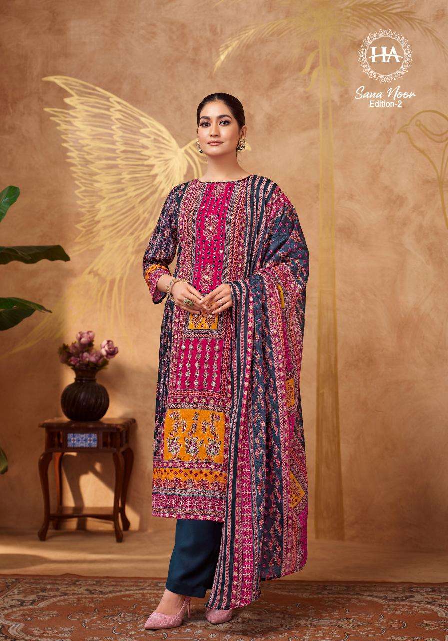 Harshit fashion hub by alok suit sana noor 2 Wholesale dress materials in Mumbai