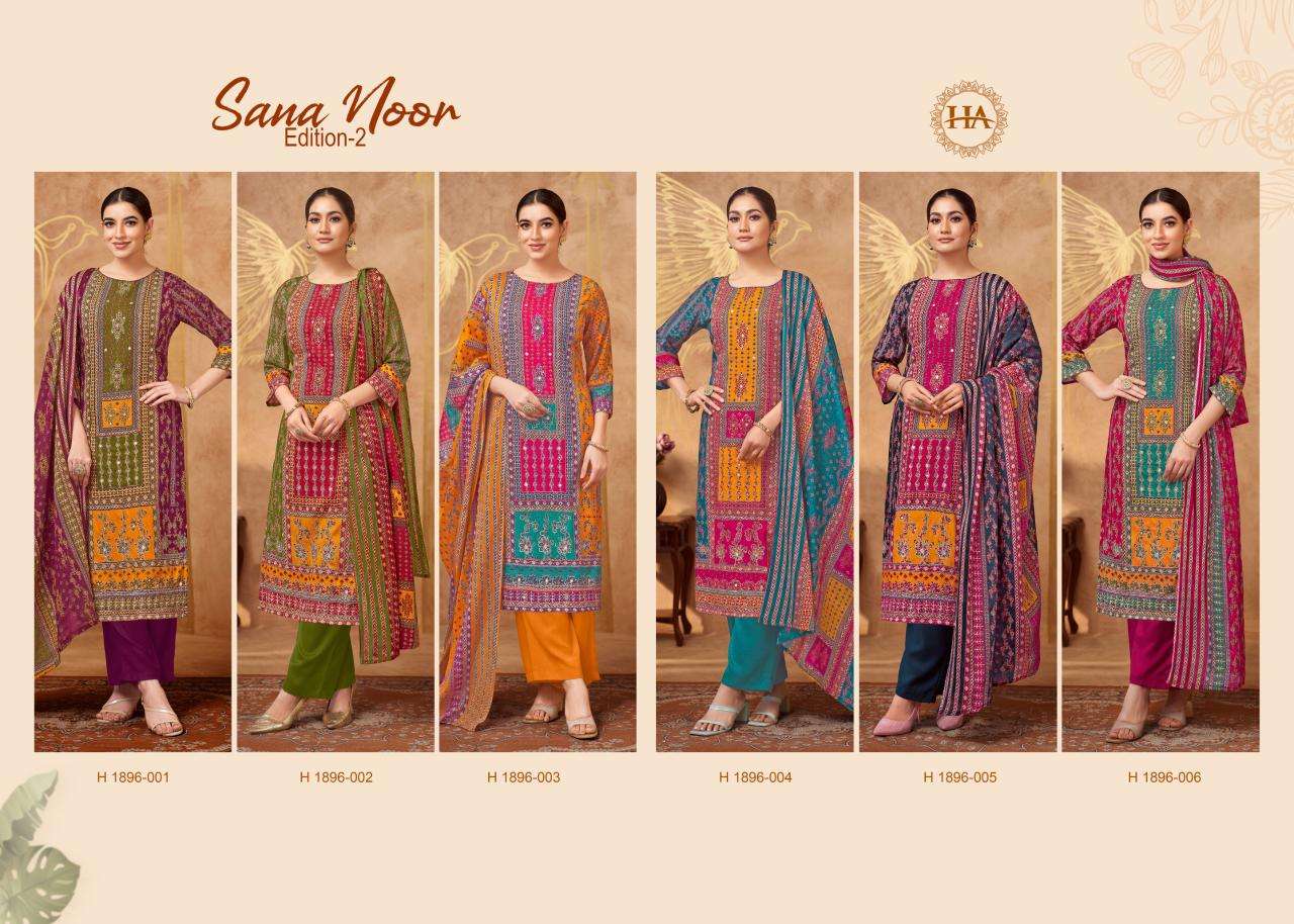 Harshit fashion hub by alok suit sana noor 2 Wholesale dress materials in Mumbai