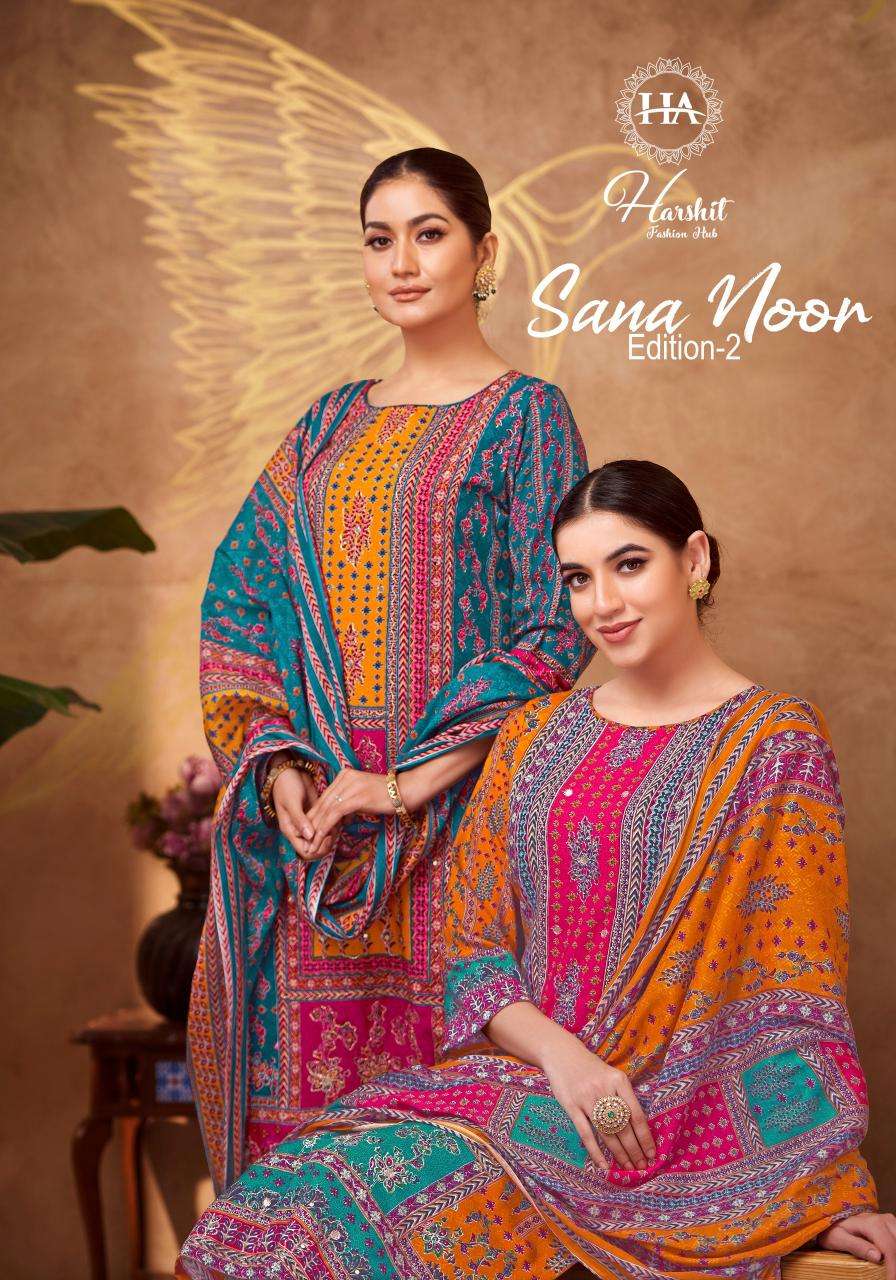 Harshit fashion hub by alok suit sana noor 2 Wholesale dress materials in Mumbai
