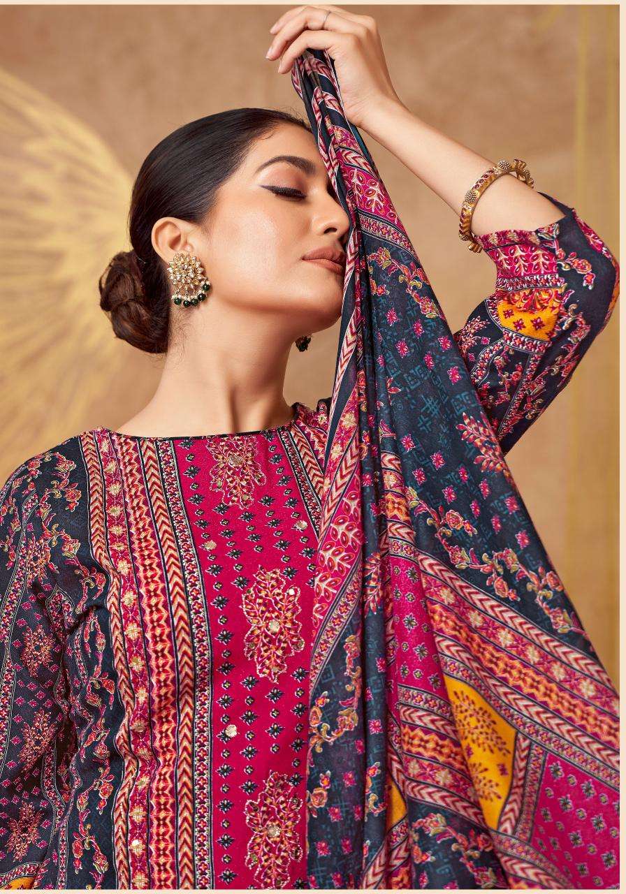 Harshit fashion hub by alok suit sana noor 2 Wholesale dress materials in Mumbai