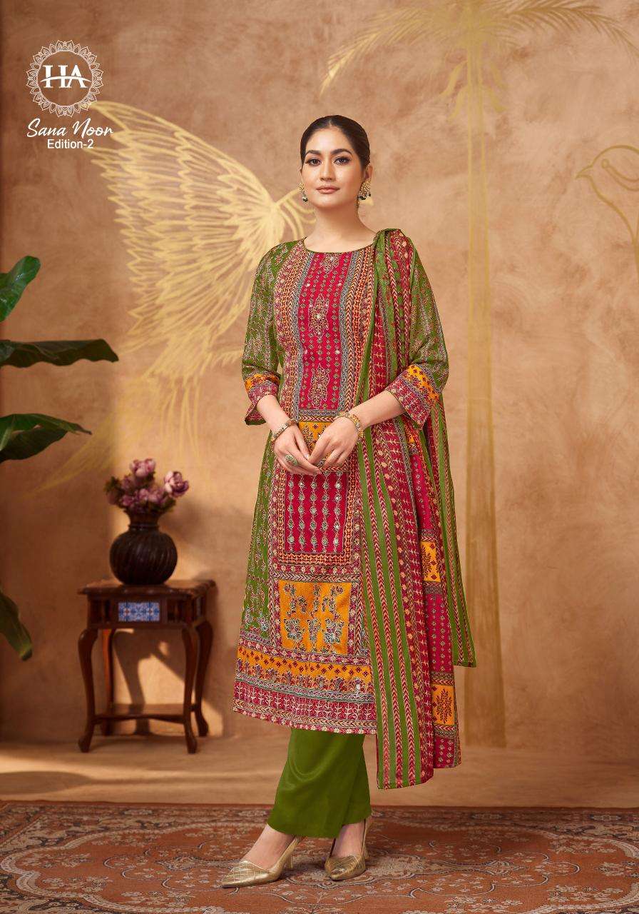 Harshit fashion hub by alok suit sana noor 2 Wholesale dress materials in Mumbai