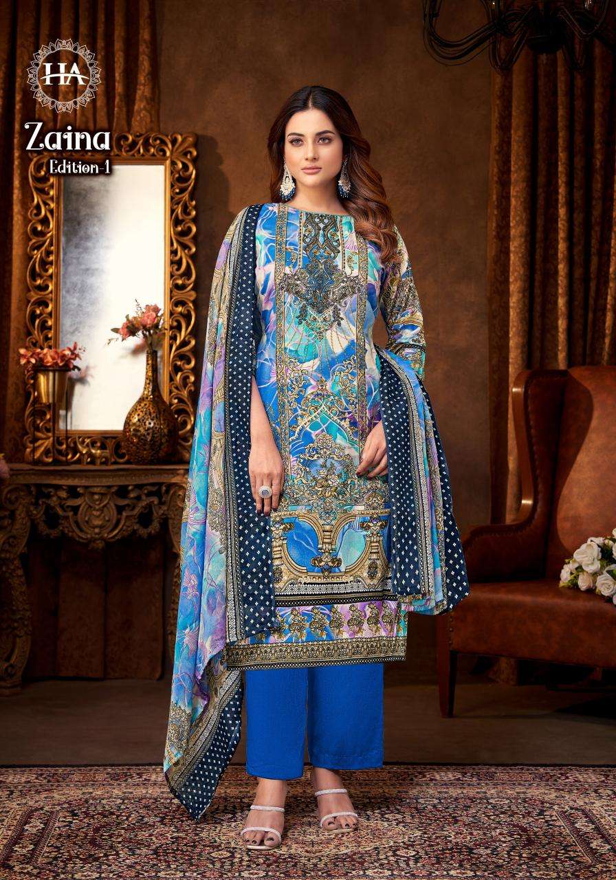 Harshit fashion hub by alok suit zaina vol 1 Bulk dress materials
