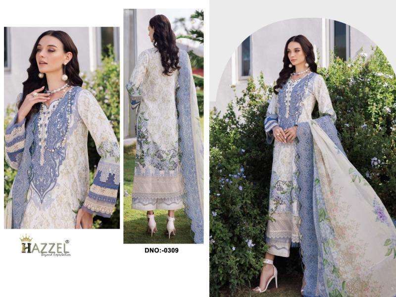 Hazzel needle wonder 0309 Wholesale Patiala Salwar Kameez in Hyderabad