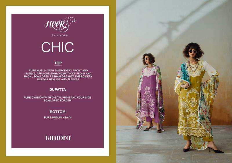 Heer chic vol-209 Dress materials wholesale market