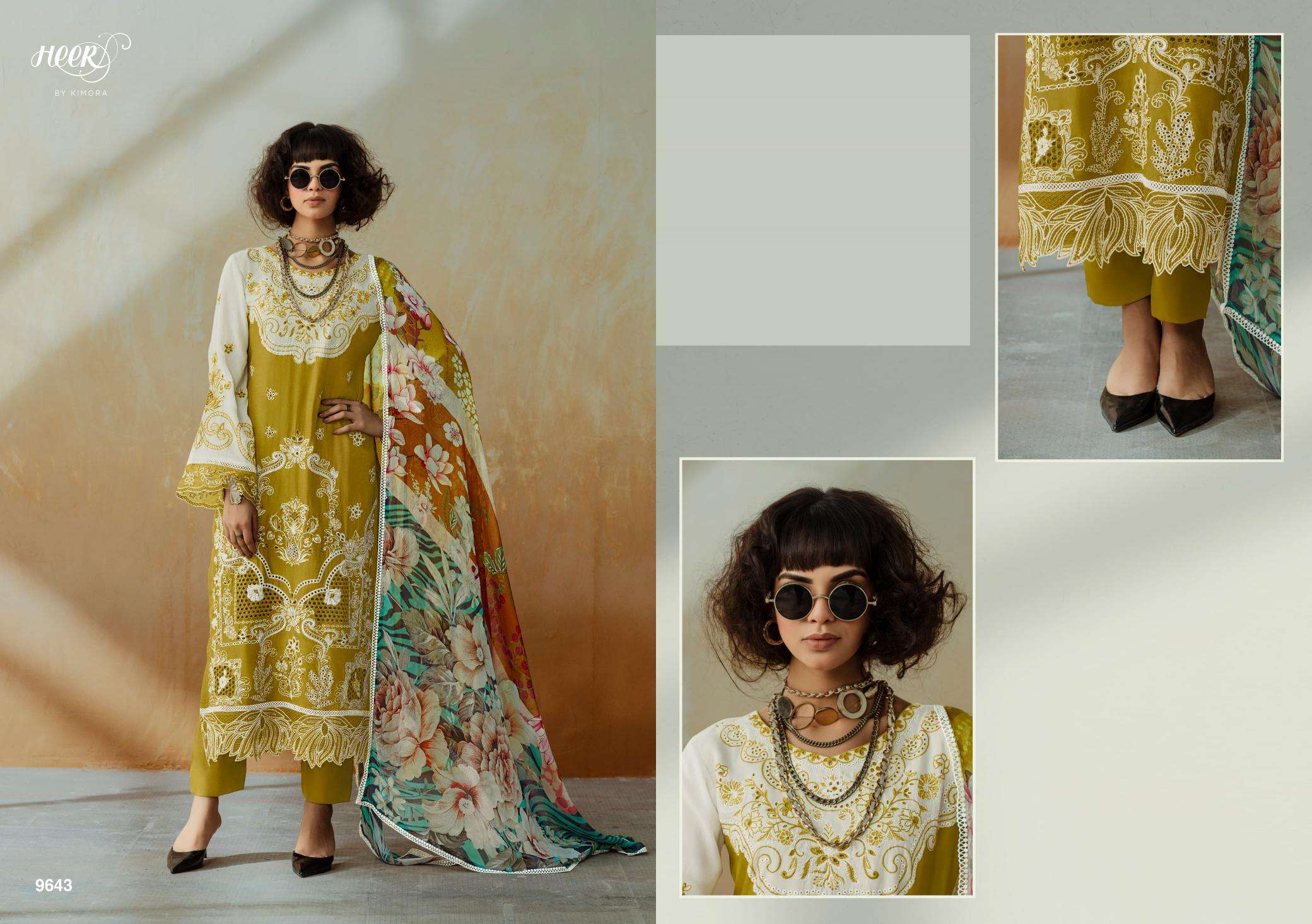 Heer chic vol-209 Dress materials wholesale market