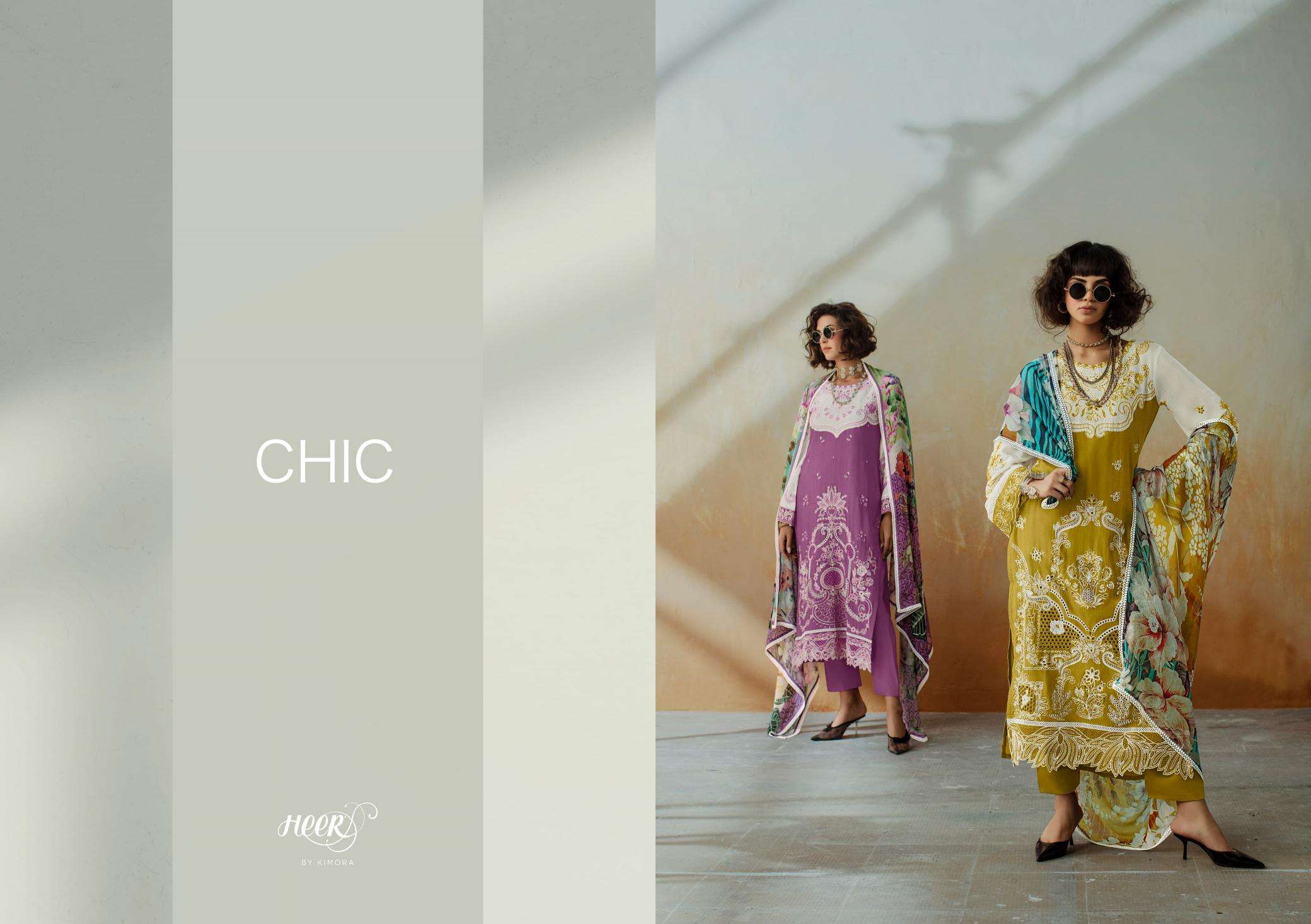Heer chic vol-209 Dress materials wholesale market