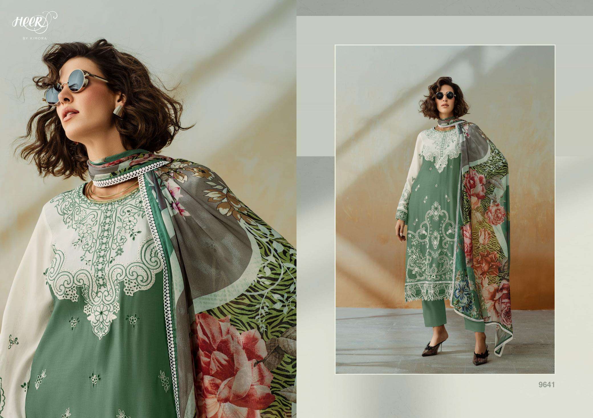 Heer chic vol-209 Dress materials wholesale market