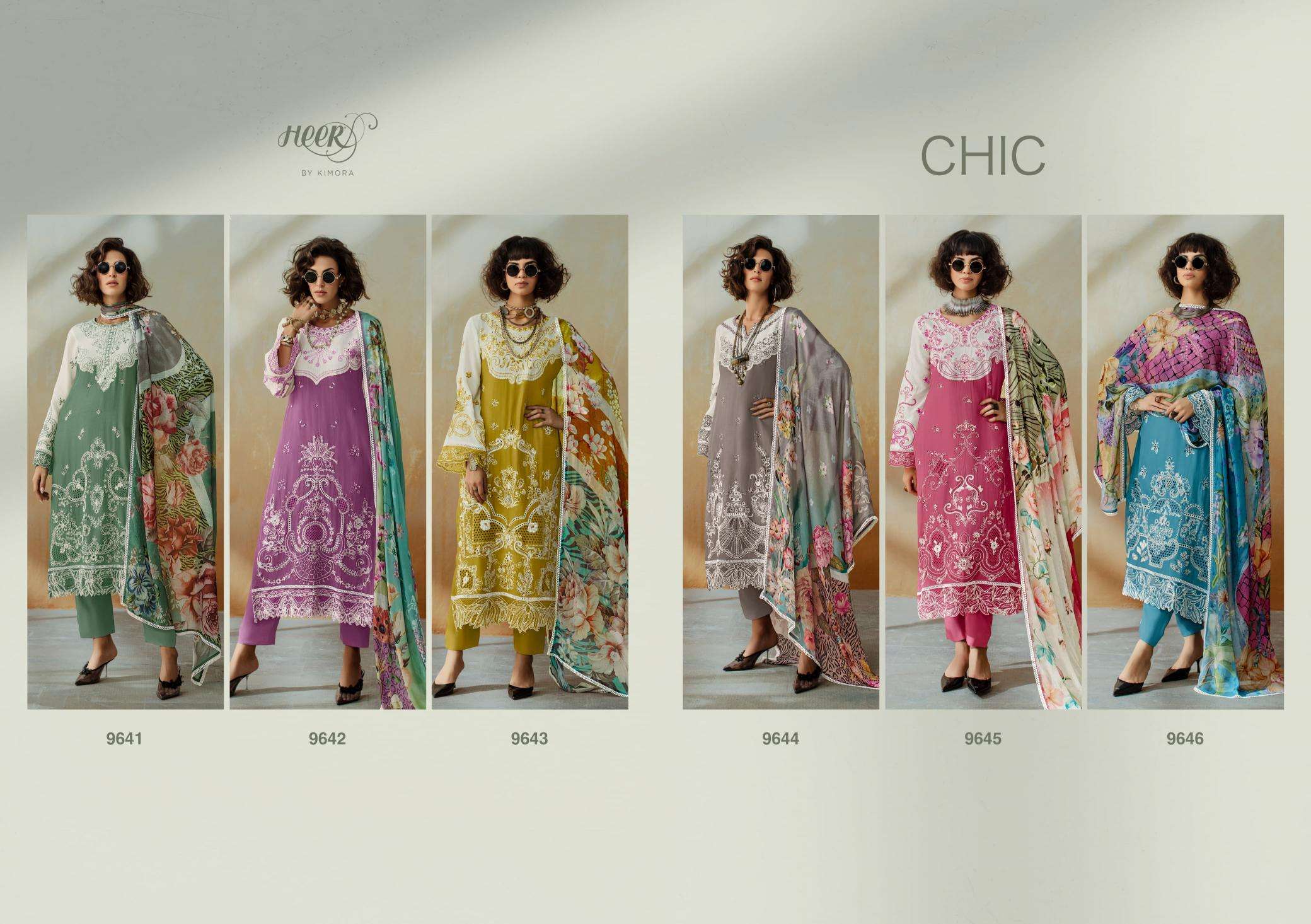 Heer chic vol-209 Dress materials wholesale market