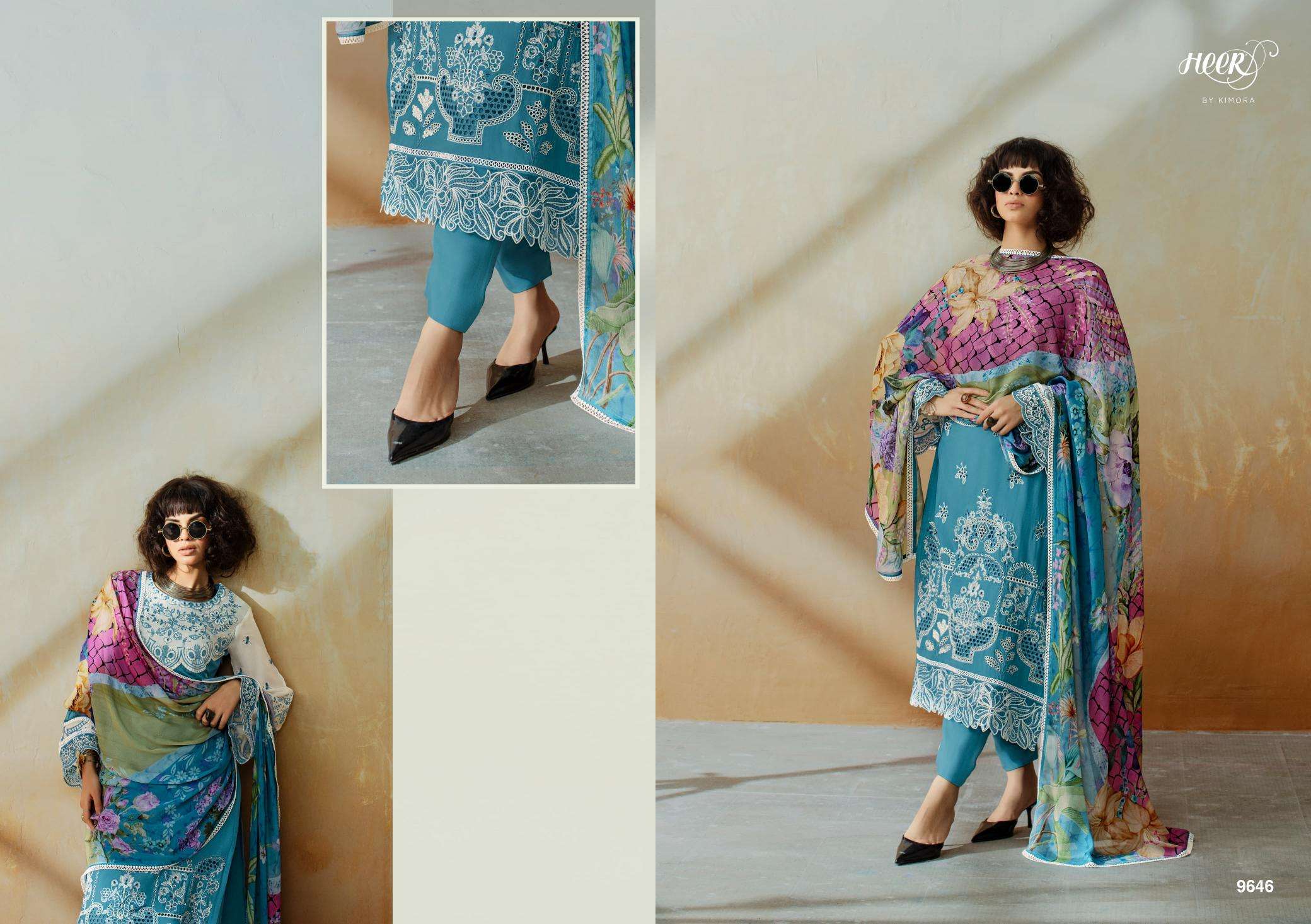 Heer chic vol-209 Dress materials wholesale market