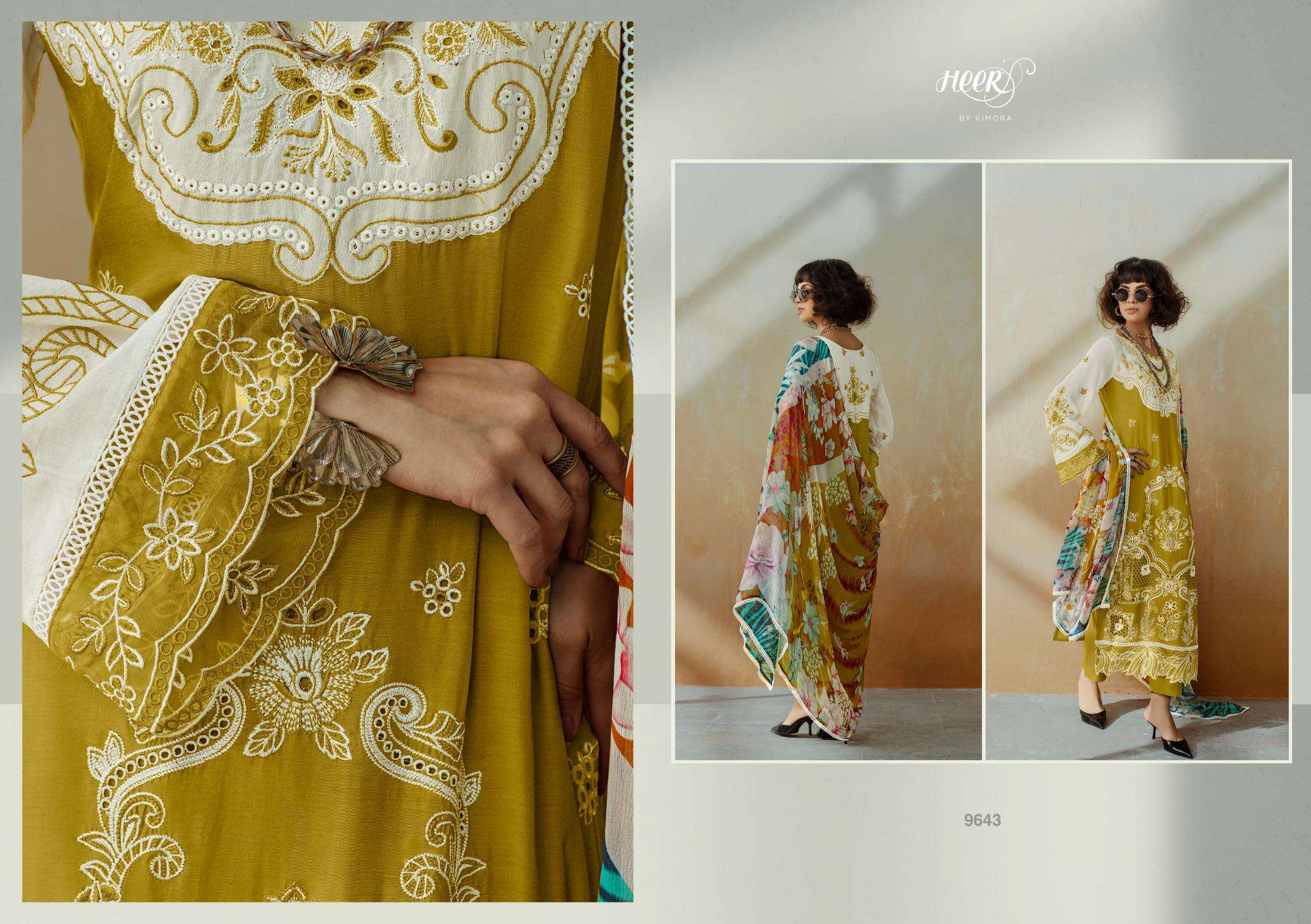 Heer chic vol-209 Dress materials wholesale market