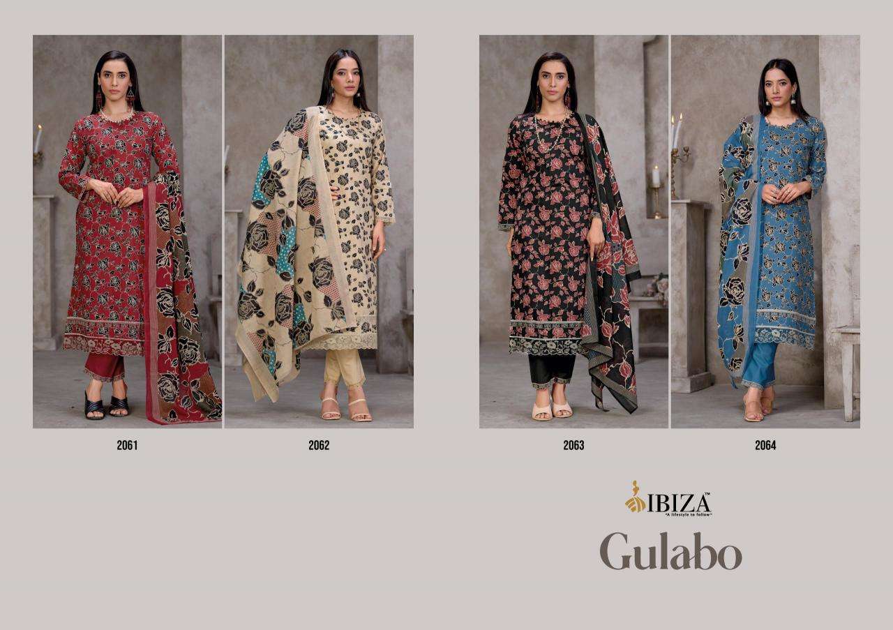 Ibiza gulabo Wholesale dress materials manufacturer in Surat