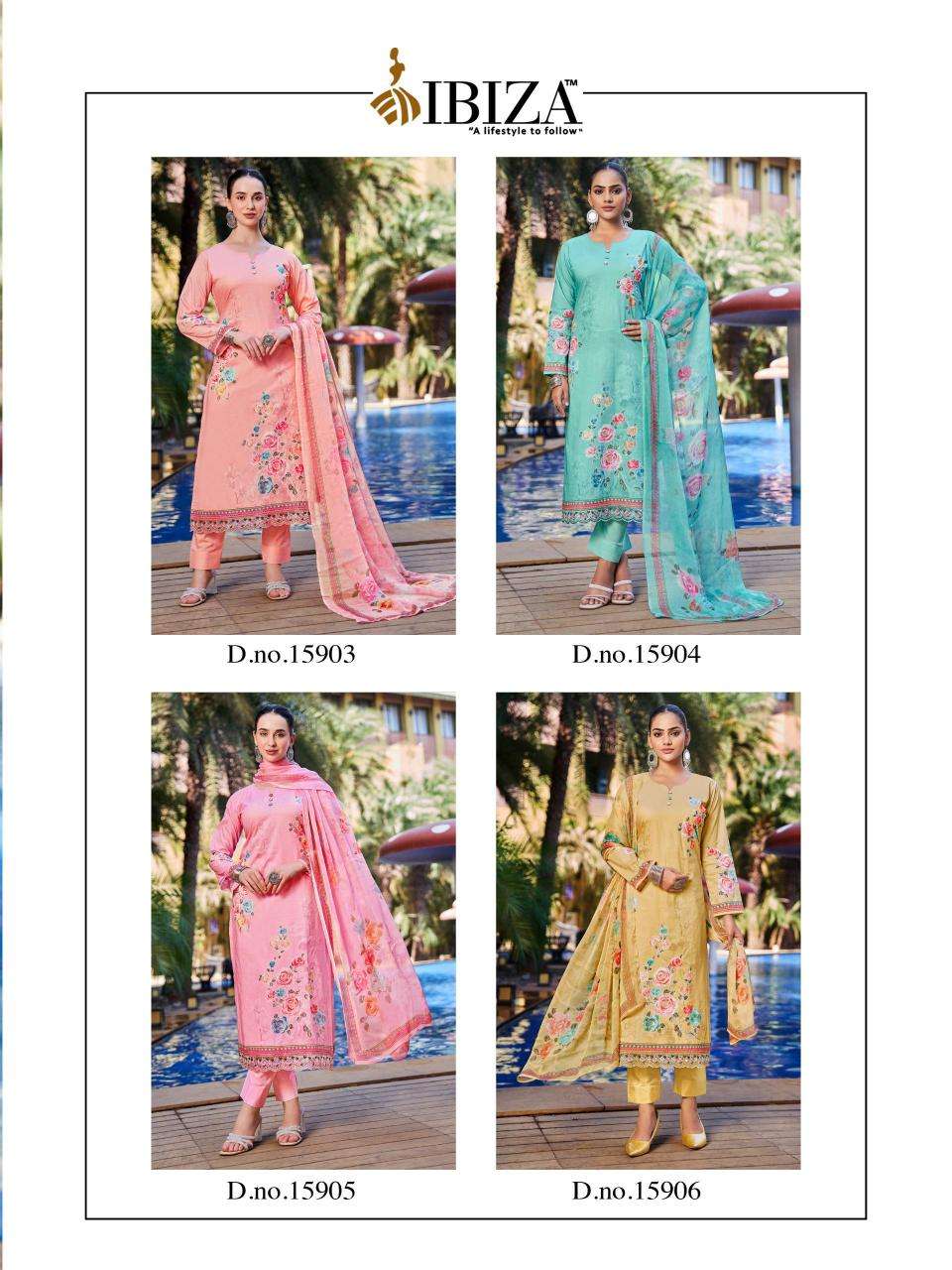 Ibiza hill queen Dress material exporters from Delhi
