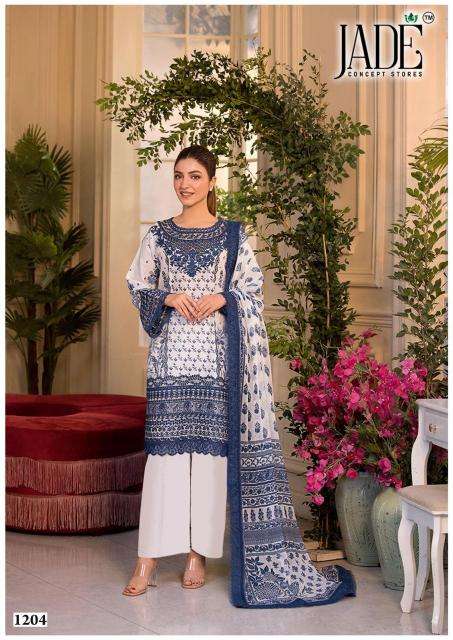 Jade bin saeed vol-12 Wholesale dress materials supplier