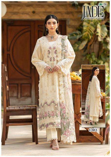 Jade bin saeed vol-12 Wholesale dress materials supplier