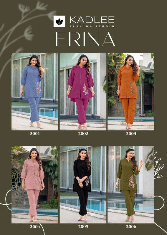 Kadlee erina viscose coord set  ladies kurti manufacturer in surat 