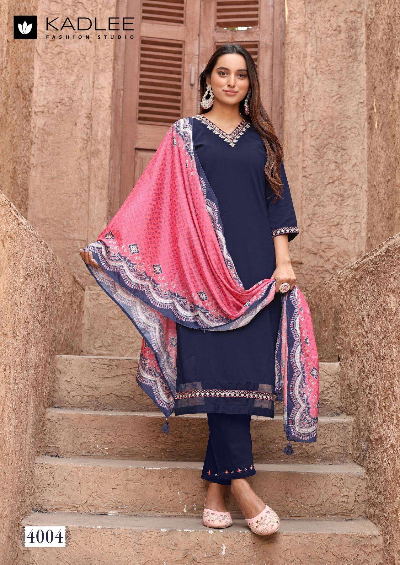Kadlee nakashi branded kurti manufacturer in surat