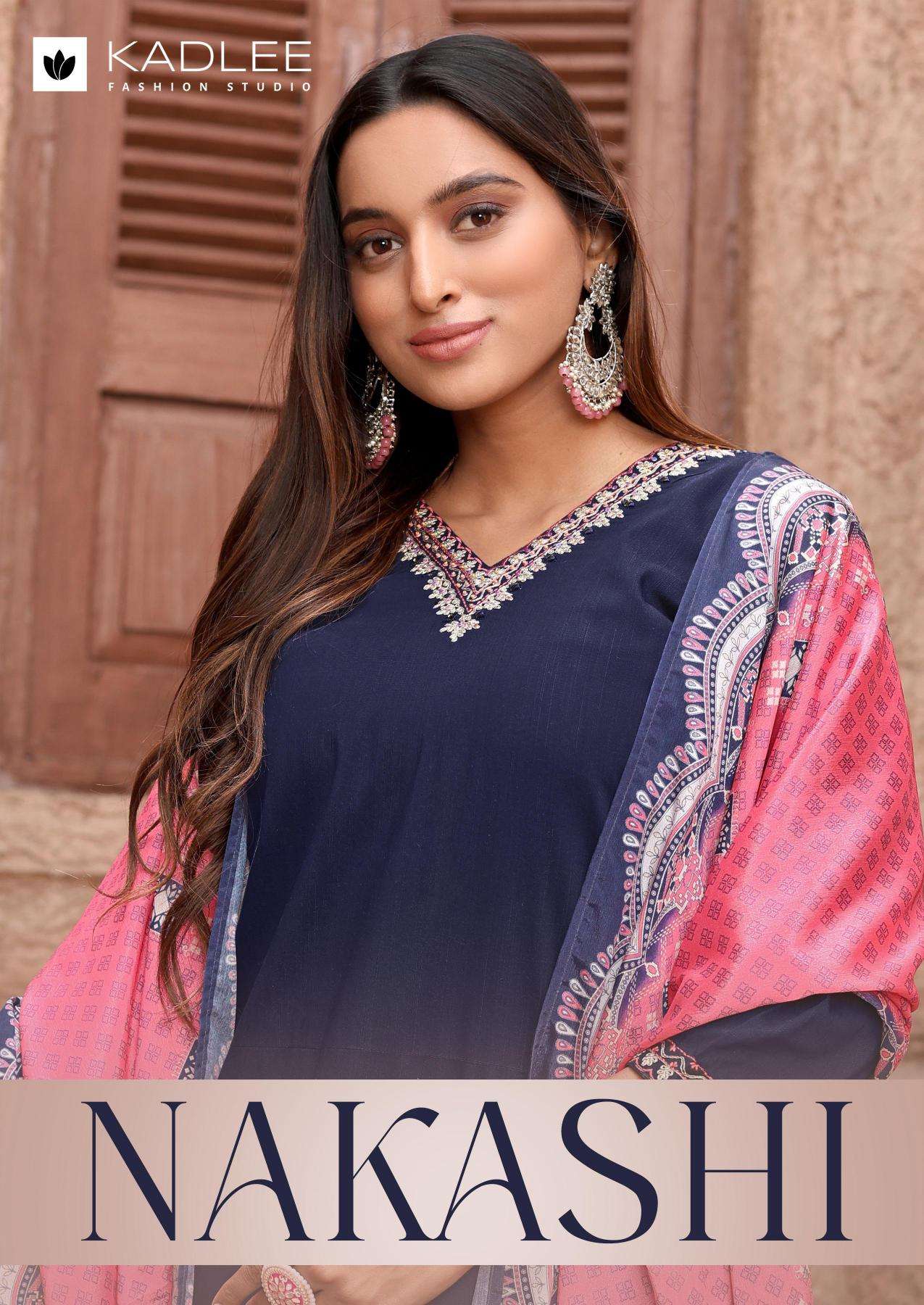 Kadlee nakashi branded kurti manufacturer in surat
