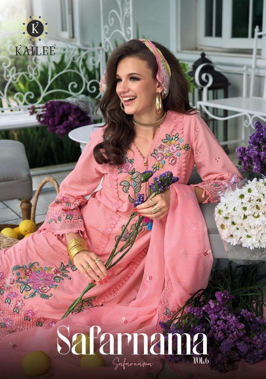Kailee fashion safaranama vol 6 best kurti manufacturer in surat