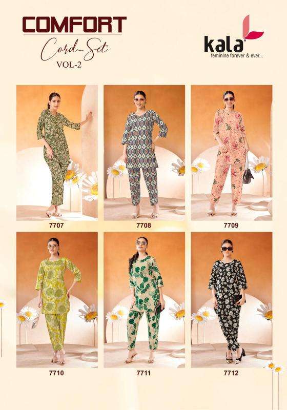Kala comfort vol-2 - cord set Surat designer kurti wholesale market
