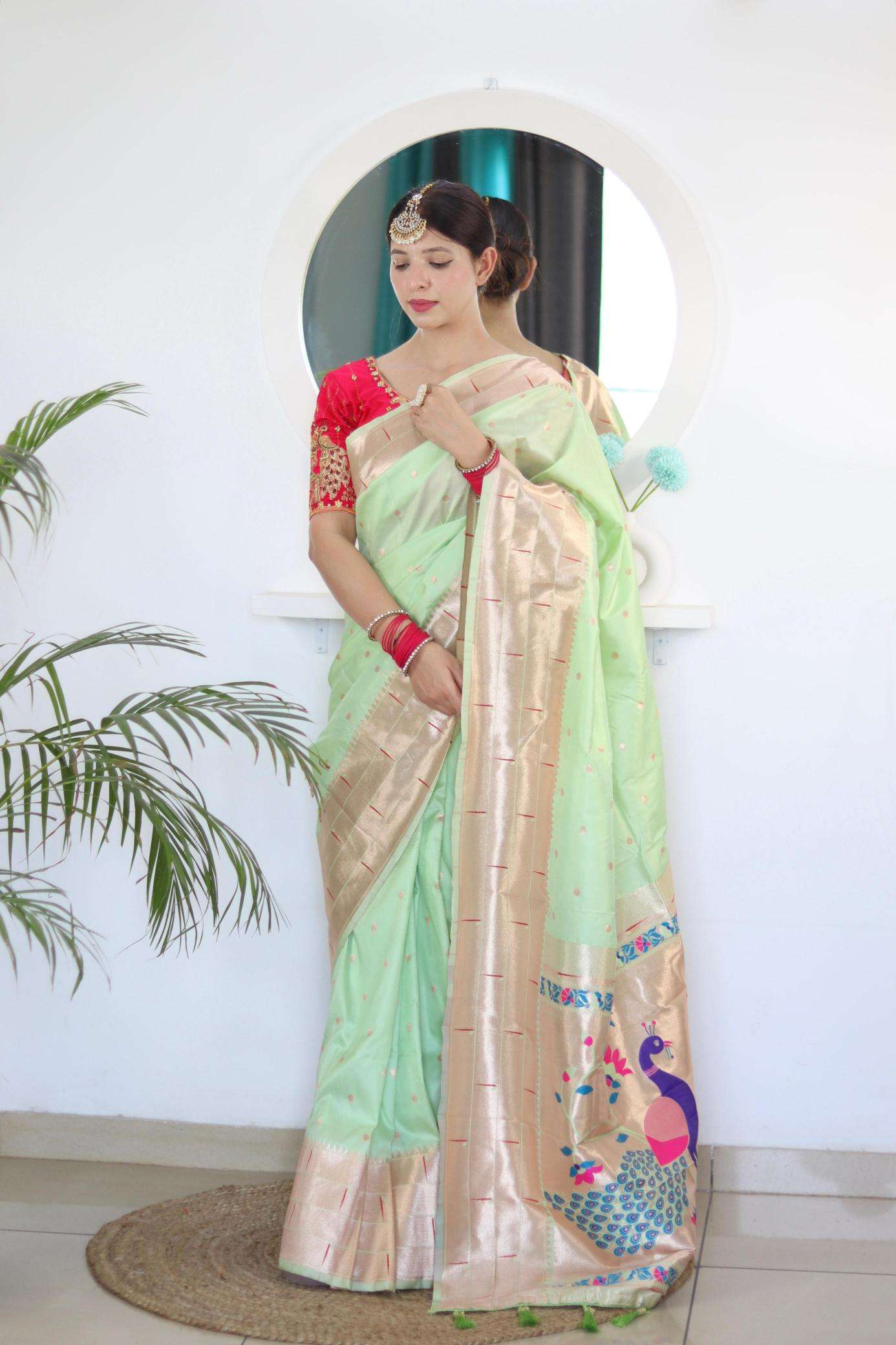 Kalakruti paithani soft silk Wholesale saree market in Delhi