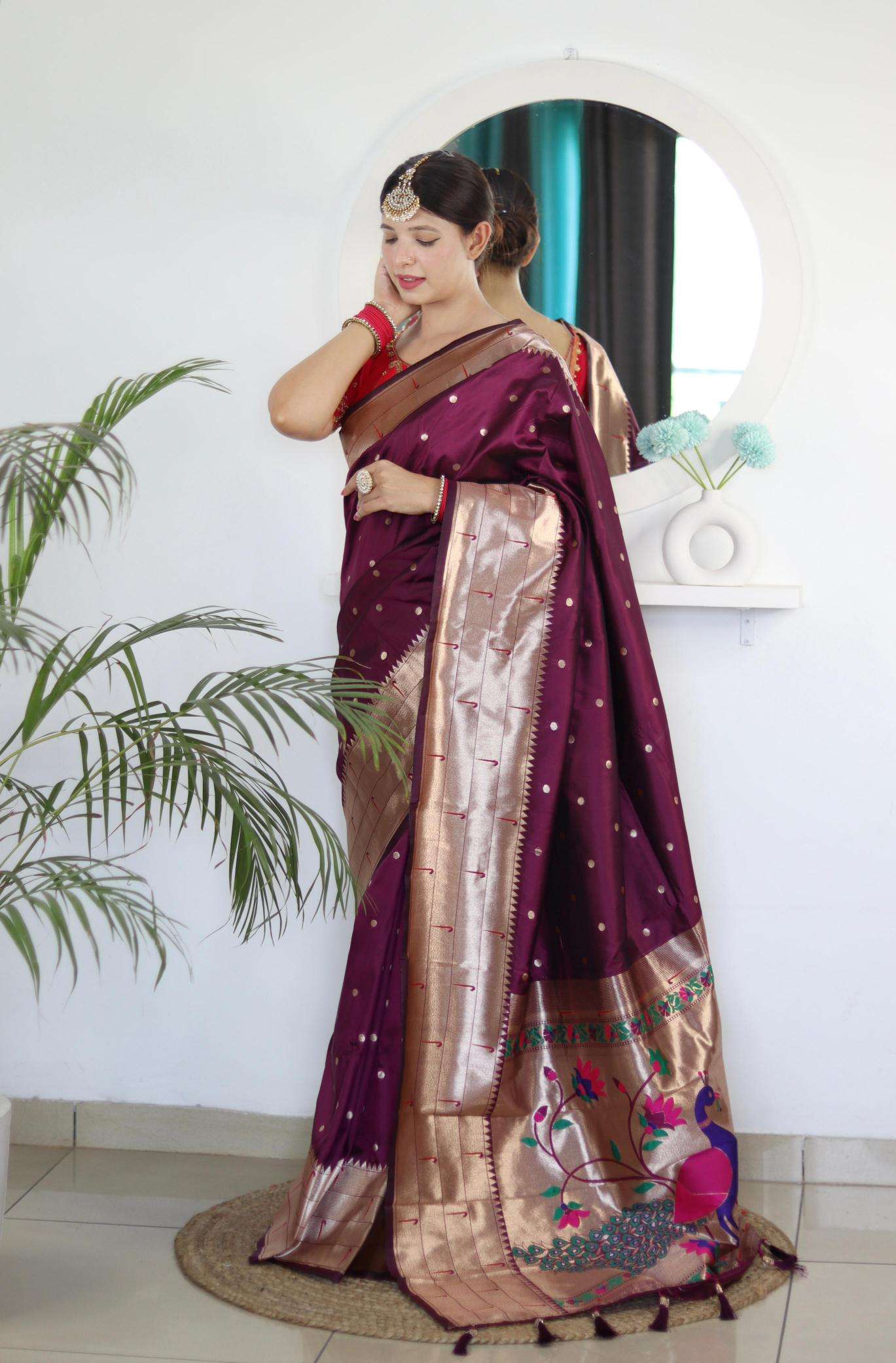Kalakruti paithani soft silk Wholesale saree market in Delhi