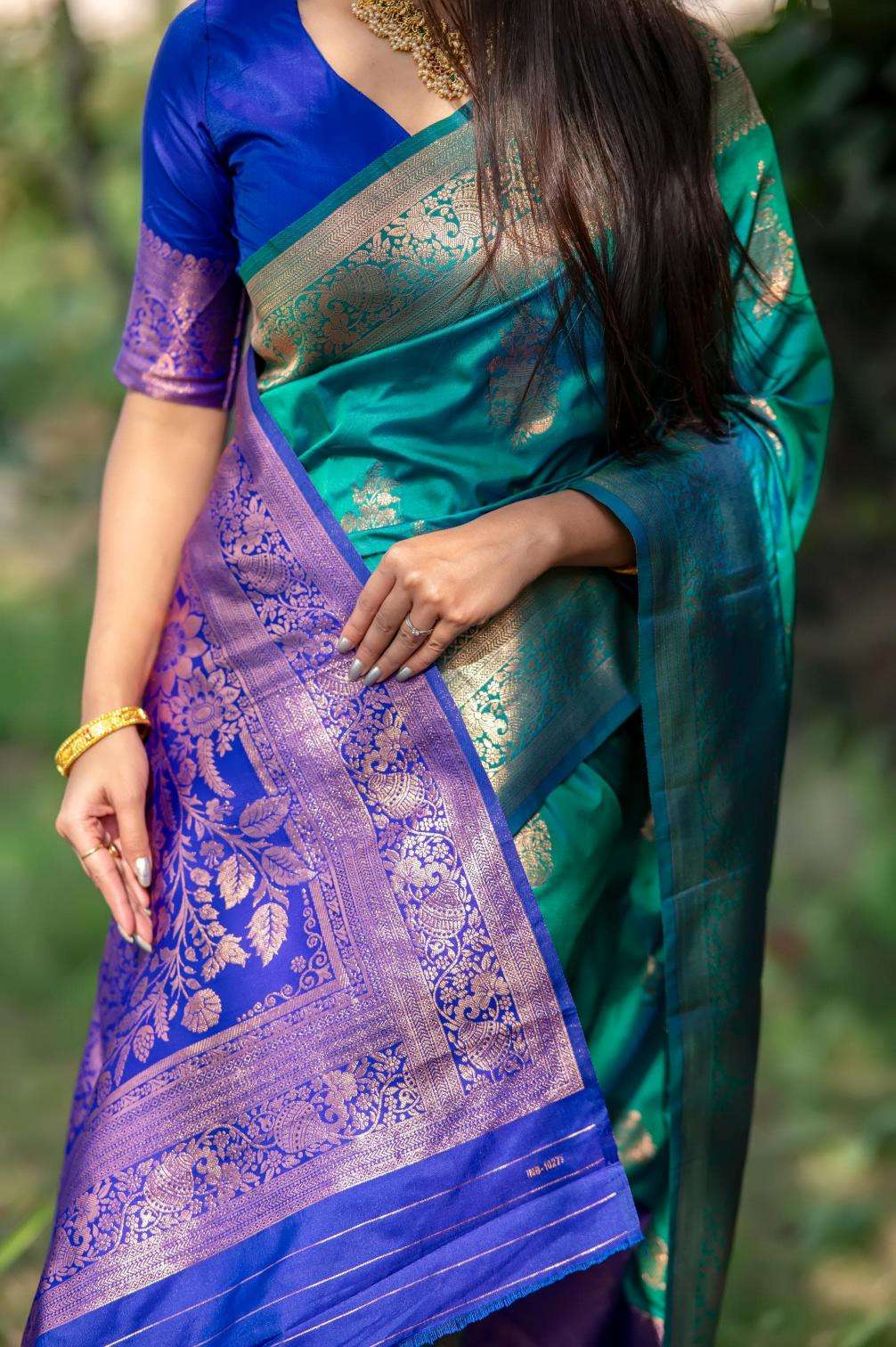 Kapdathread Soft banarasi katan silk pattu Designer saree wholesaler in Kolkata
