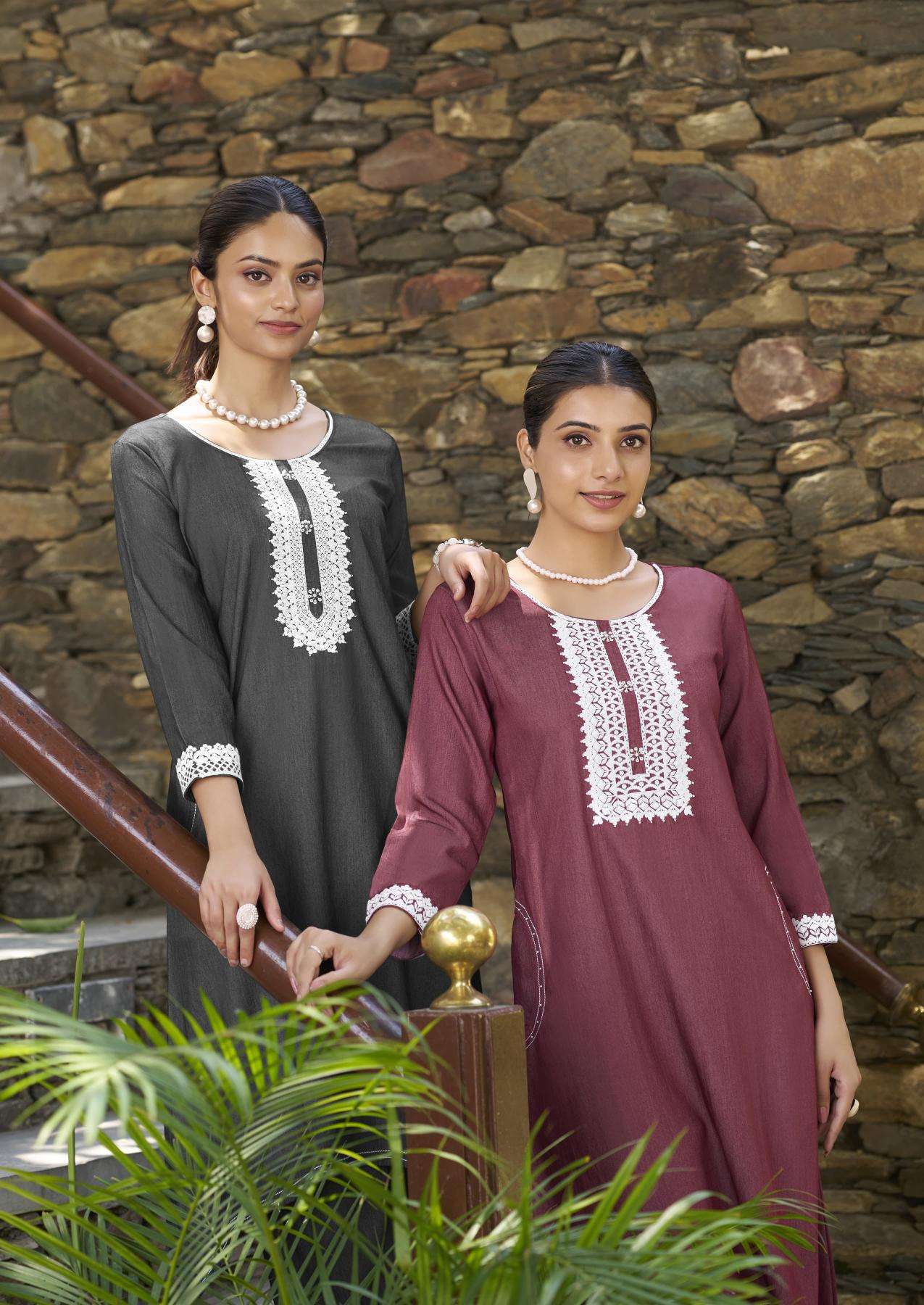Karissa aditi coord set designer kurtis manufacturers in surat