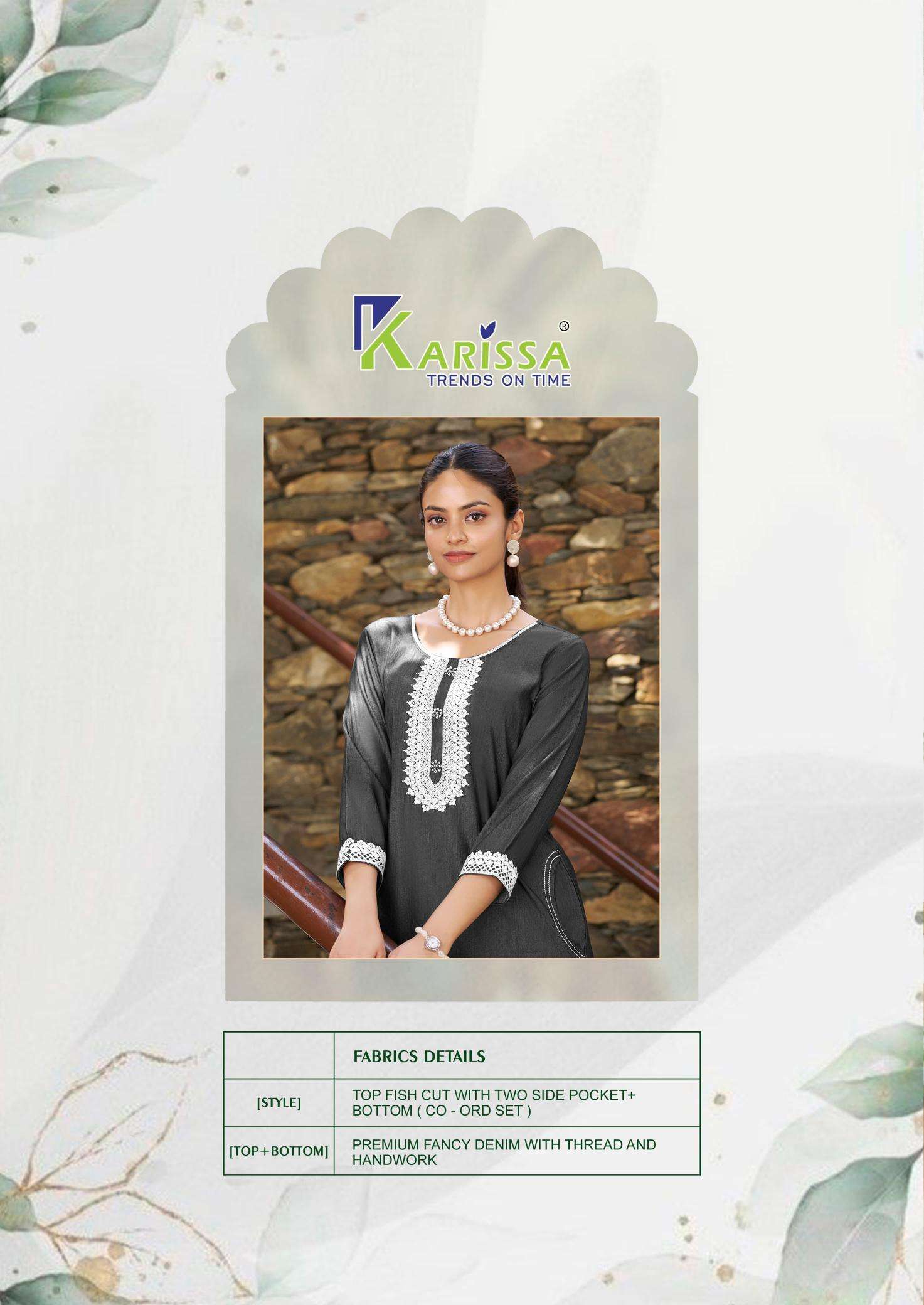 Karissa aditi coord set designer kurtis manufacturers in surat