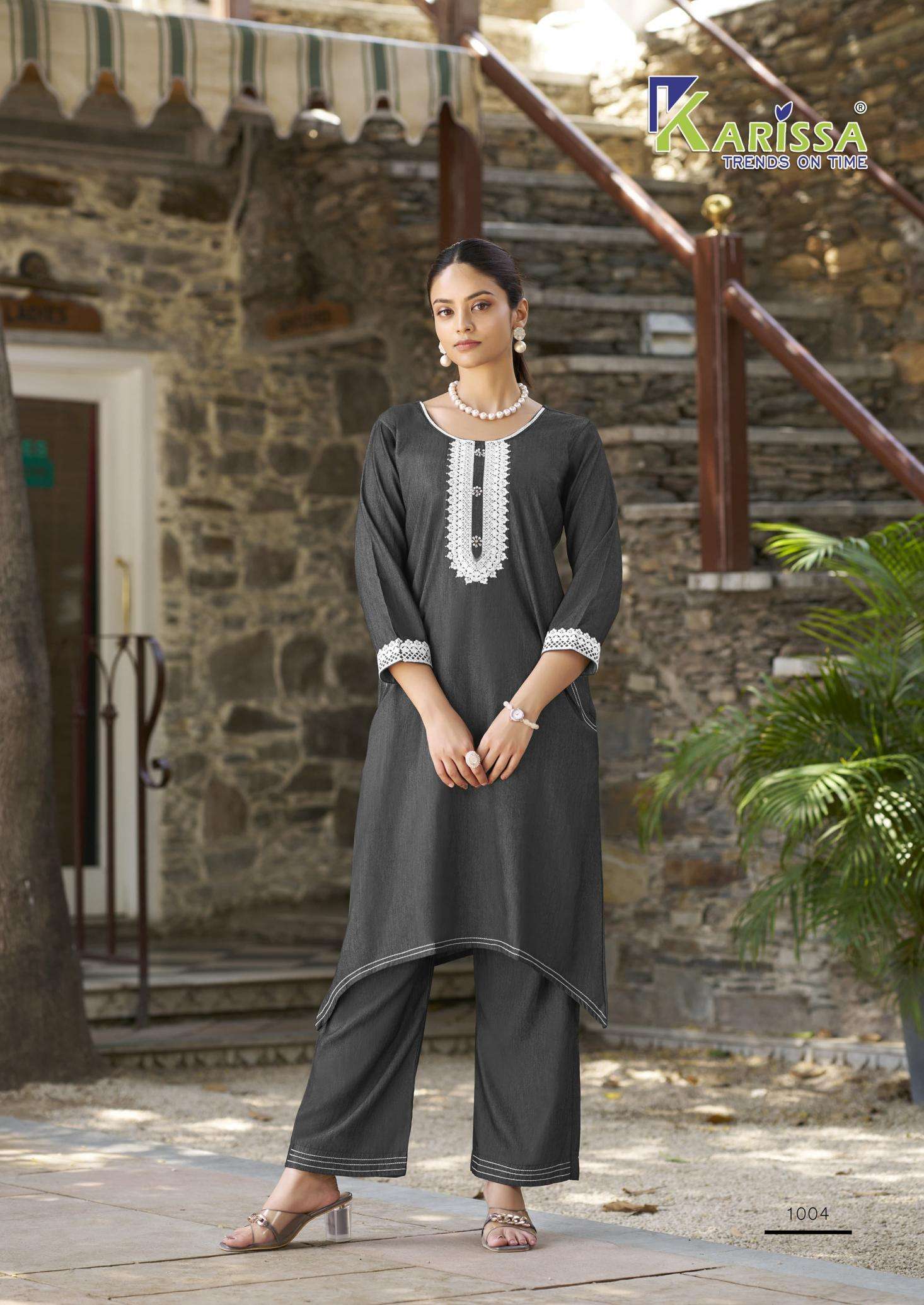 Karissa aditi coord set designer kurtis manufacturers in surat