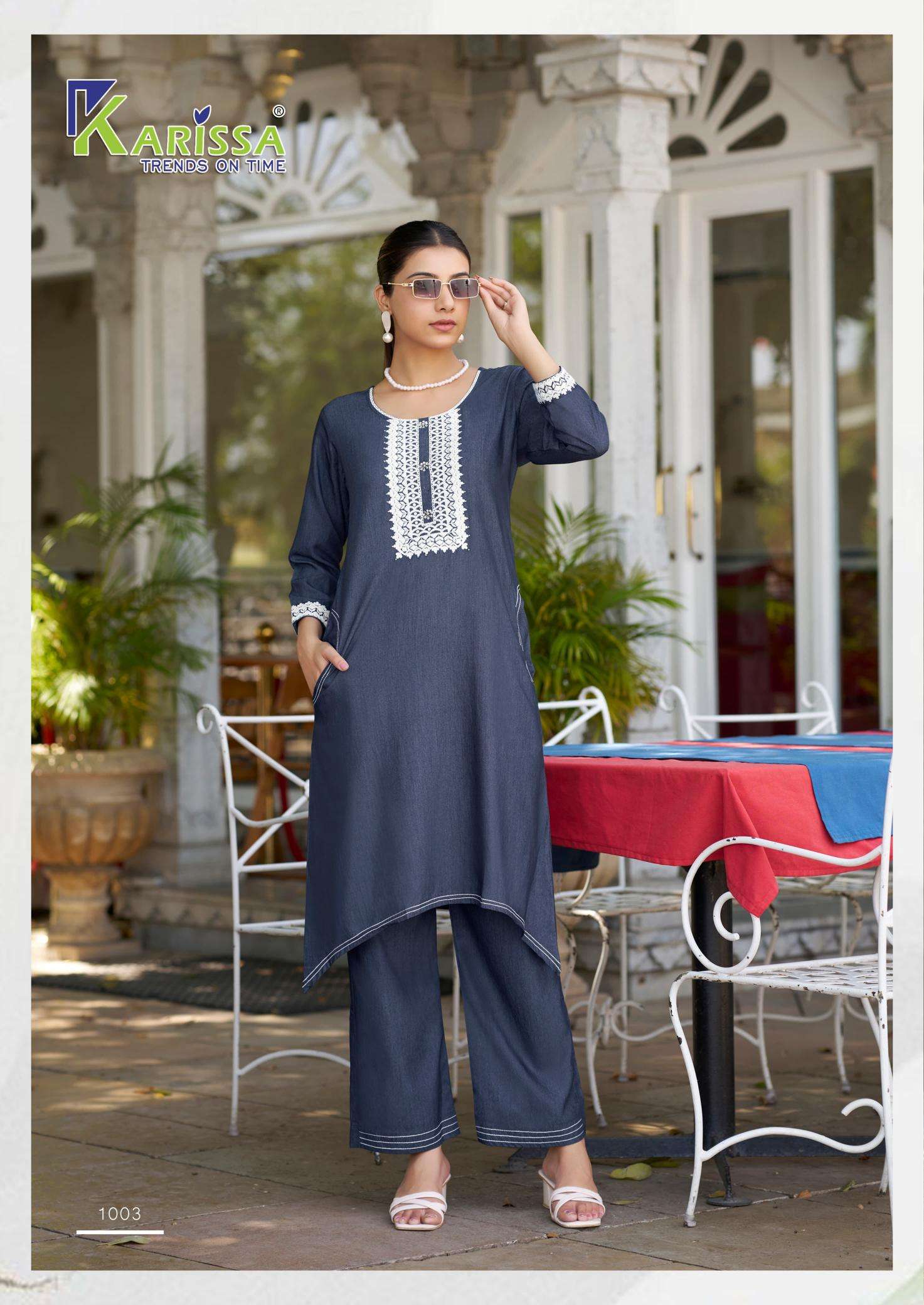 Karissa aditi coord set designer kurtis manufacturers in surat