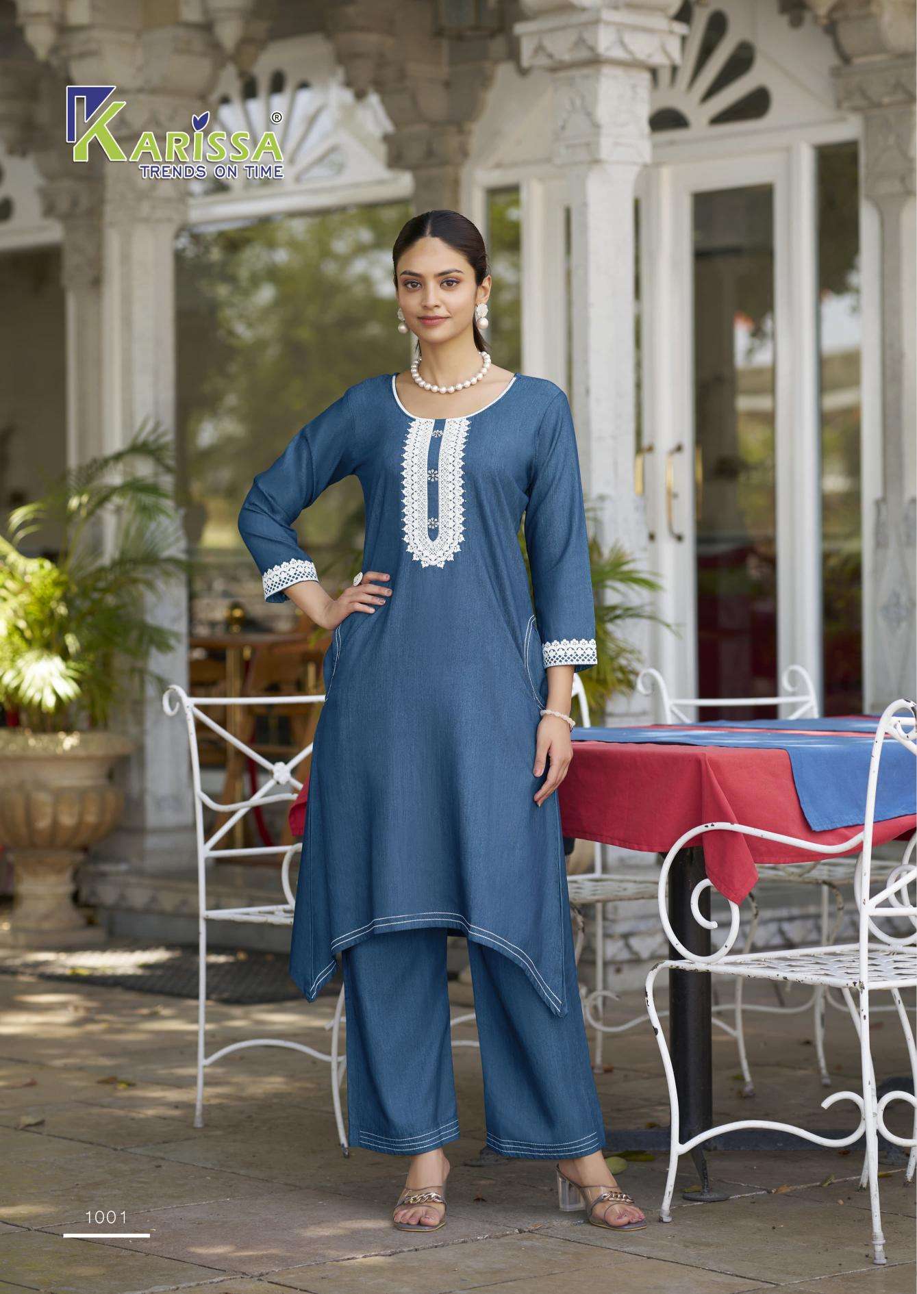 Karissa aditi coord set designer kurtis manufacturers in surat
