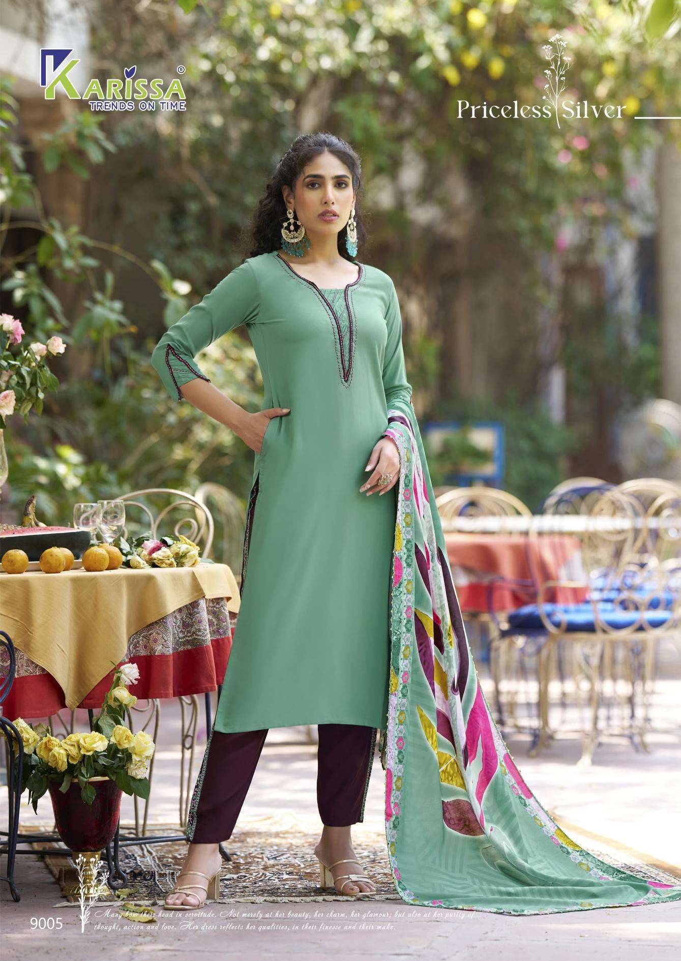 Karissa vidisha vol 9 ladies kurti manufacturer in surat surat gujarat india