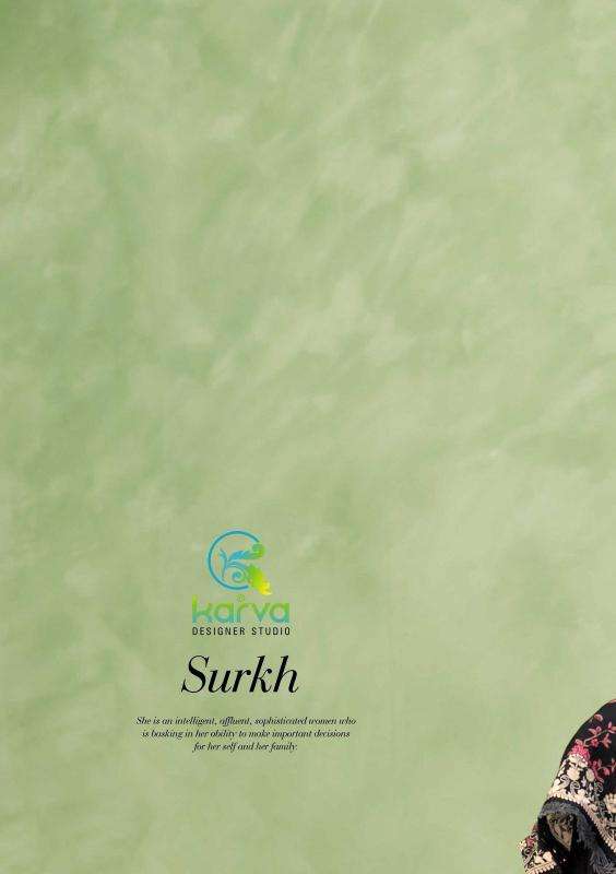 Karva designer studio surkh vol 2 Best dress material shop in Kolkata