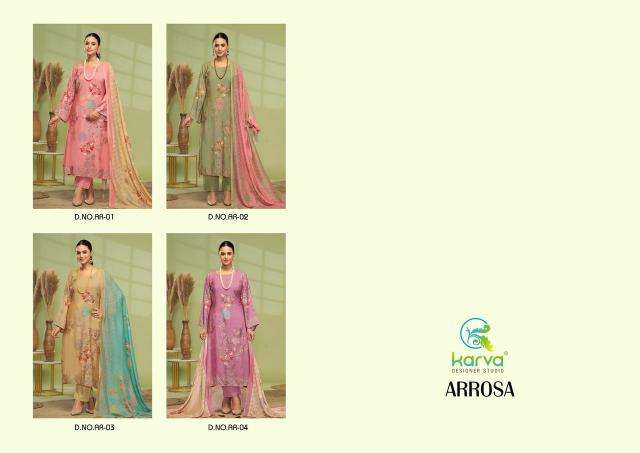 Karva desiner studio arrosa Dress material market in Delhi