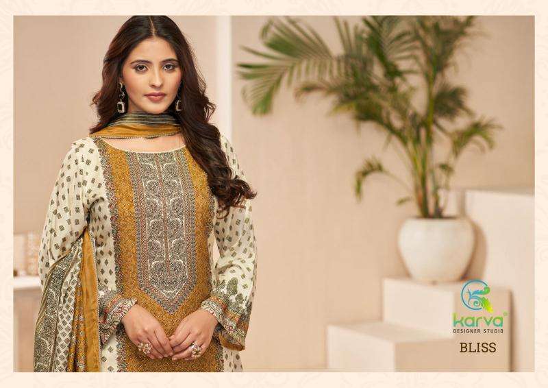 Karva desiner studio bliss maslin Dress material for ladies in Delhi