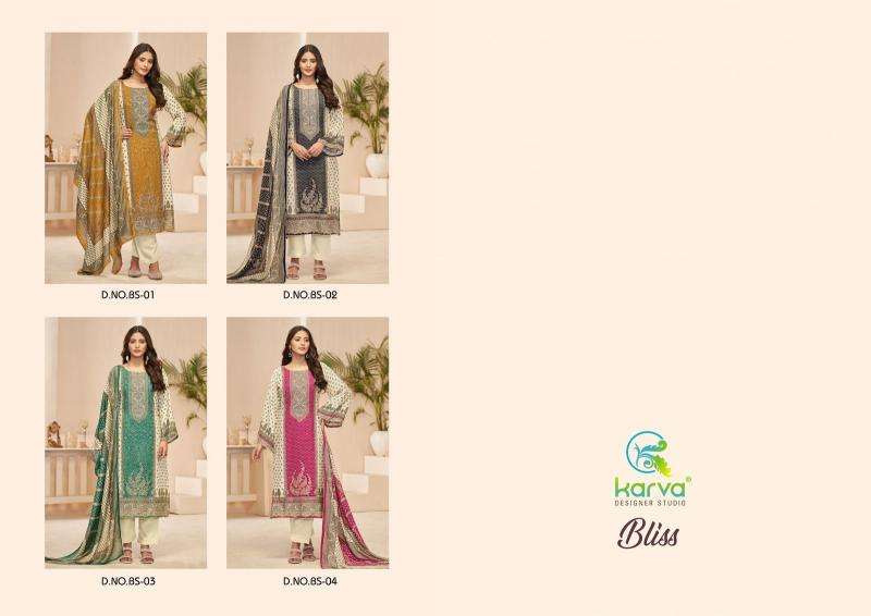 Karva desiner studio bliss maslin Dress material for ladies in Delhi